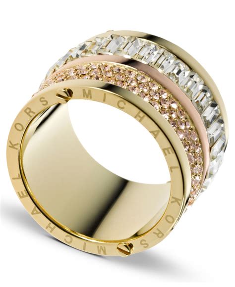 michael kors logo ring|Michael Kors ladies rings.